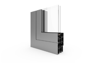 Aliplast Imperial window profile cross-section