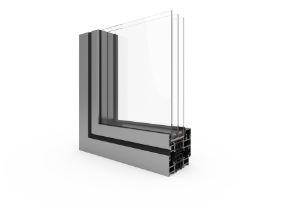 Aliplast MaxLight window profile cross-section